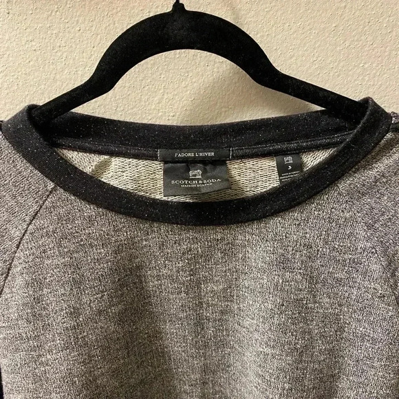 Scotch & Soda Grey and Metallic Long Sleeve Dress​​ - Picture 8 of 14